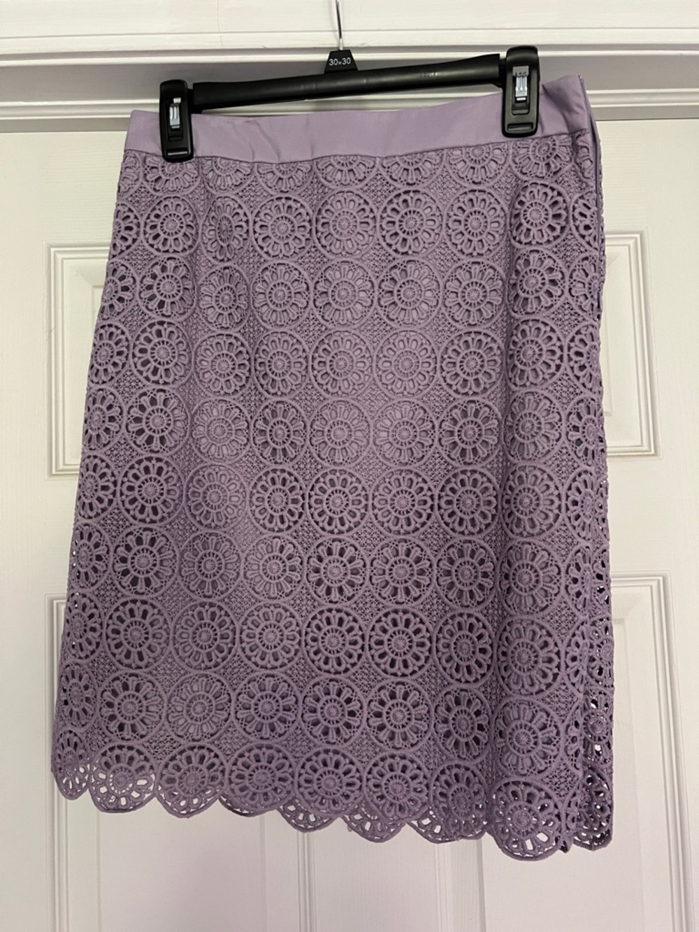 The Limited Lilac Crochet Pencil Skirt - Women's
